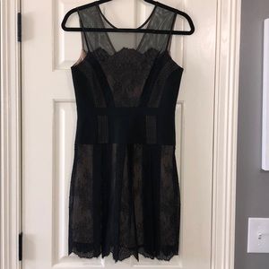 Black lace dress